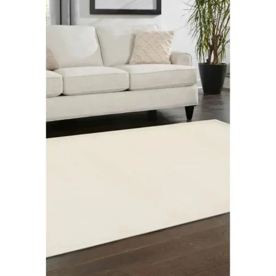 Maestro_Solid_Ivory_Rug-2 - Bobobiy
