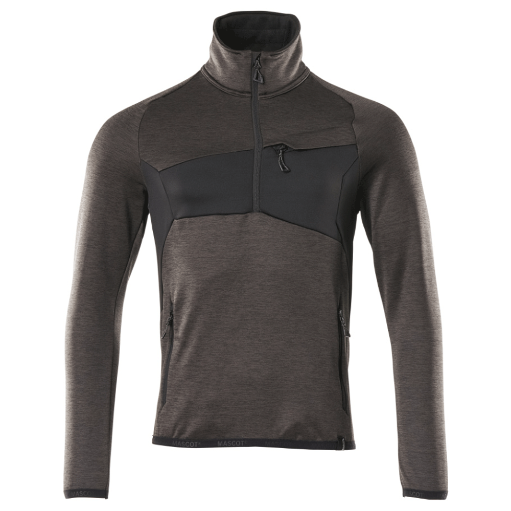 Mascot-Accelerate-18003-1-2-Zip-Fleece-Sweatshirt-Workwear-Nation-Ltd-9092 - Bobobiy
