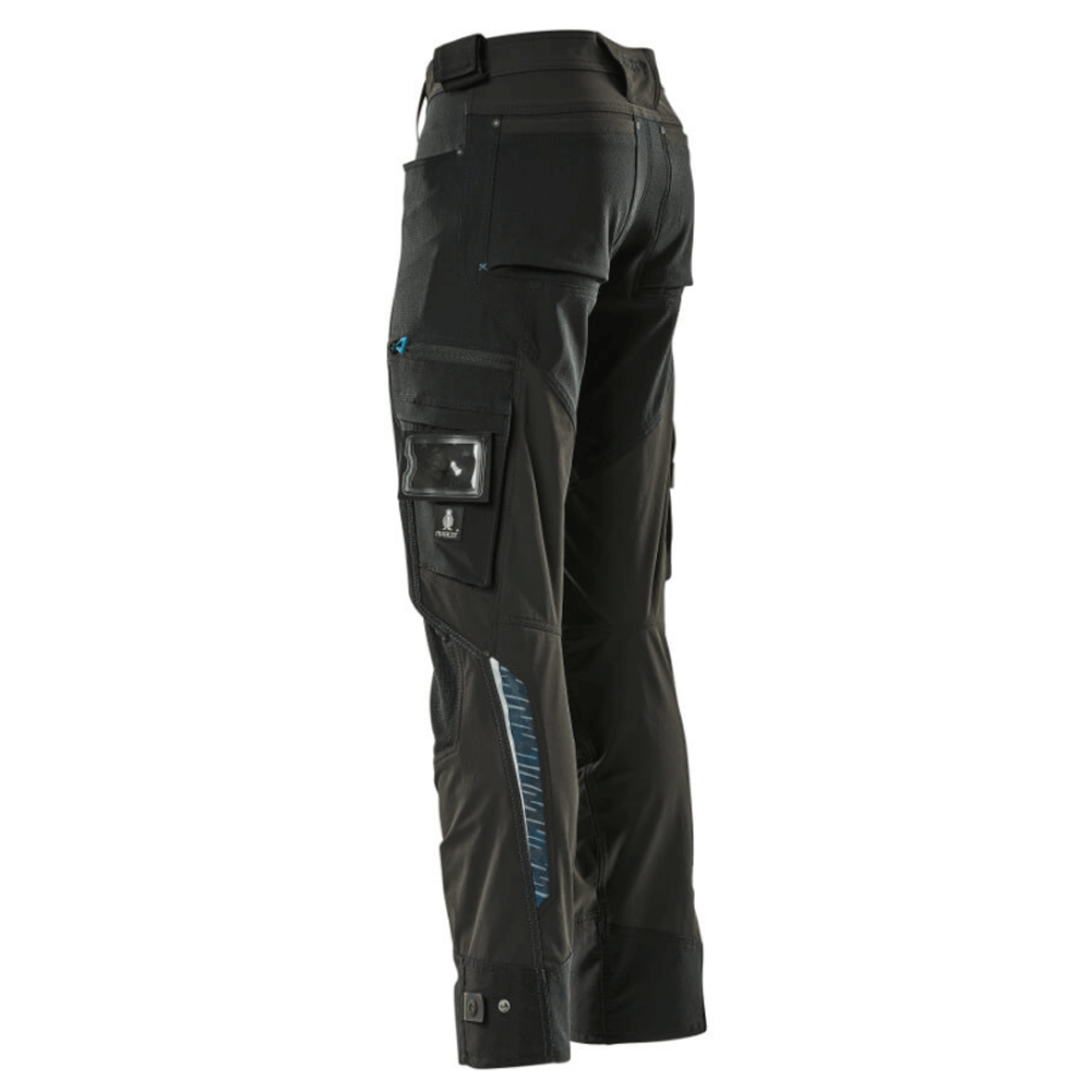 Mascot-Adanced-17079-Water-Repellent-Stretch-Kneepad-Work-Trouser-Black-Workwear-Nation-Ltd-1641 - Bobobiy