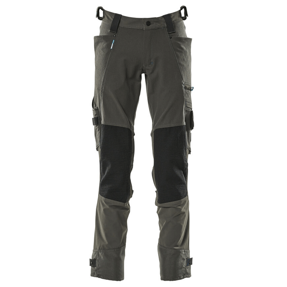 Mascot-Adanced-17079-Water-Repellent-Stretch-Kneepad-Work-Trouser-Grey-Workwear-Nation-Ltd-4837 - Bobobiy