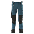 Mascot-Adanced-17079-Water-Repellent-Stretch-Kneepad-Work-Trouser-Petrol-Blue-Workwear-Nation-Ltd-5299 - Bobobiy