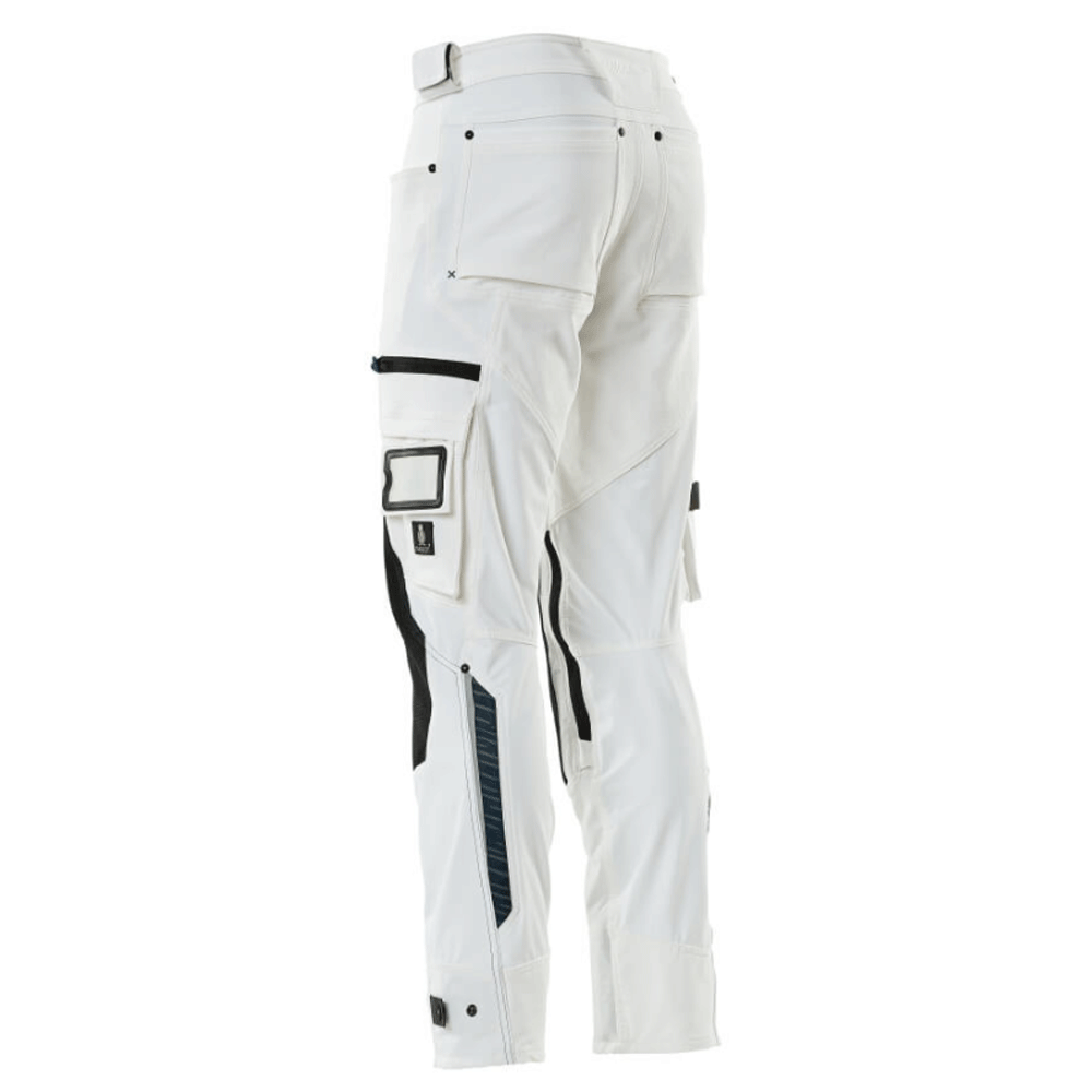 Mascot-Adanced-17079-Water-Repellent-Stretch-Kneepad-Work-Trouser-White-Workwear-Nation-Ltd-536 - Bobobiy