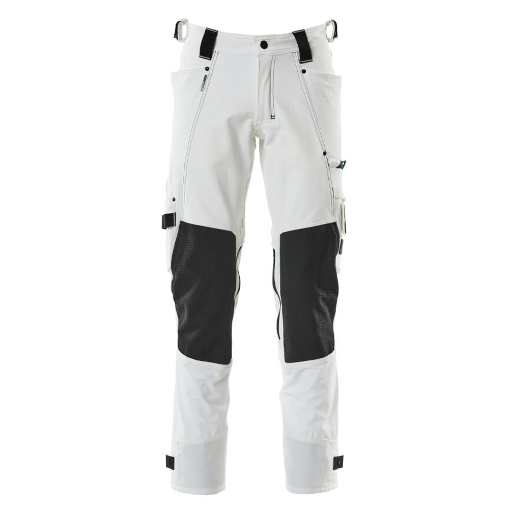 Mascot-Adanced-17079-Water-Repellent-Stretch-Kneepad-Work-Trouser-White-Workwear-Nation-Ltd-7070 - Bobobiy