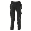 Mascot-Advanced-17031-Water-Repellent-Stretch-Holster-Pocket-Work-Trouser-Black-Workwear-Nation-Ltd-1616 - Bobobiy