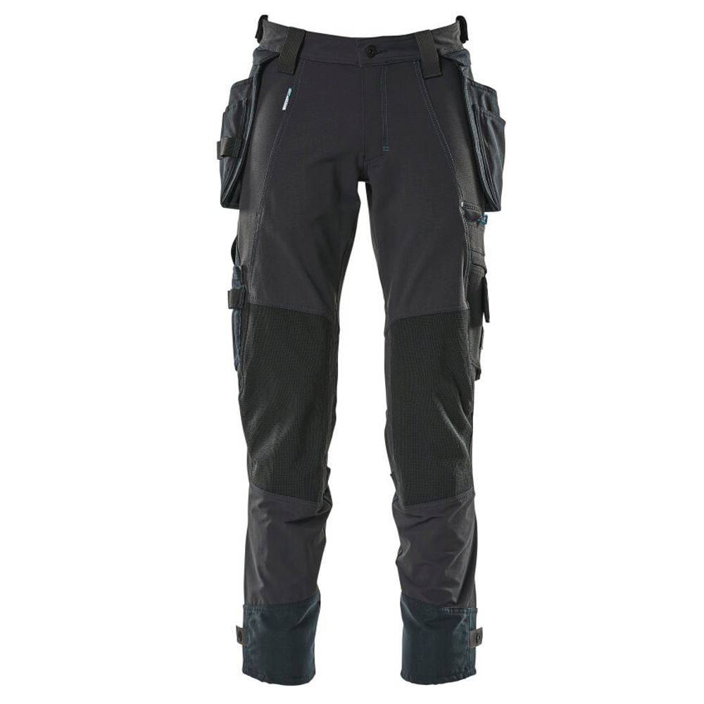 Mascot-Advanced-17031-Water-Repellent-Stretch-Holster-Pocket-Work-Trouser-Navy-Blue-Workwear-Nation-Ltd-8911 - Bobobiy