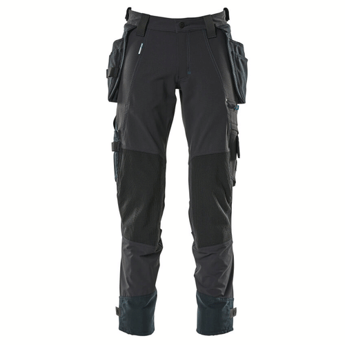 Mascot-Advanced-17031-Water-Repellent-Stretch-Holster-Pocket-Work-Trouser-Navy-Blue-Workwear-Nation-Ltd-8911 - Bobobiy