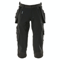 Mascot-Advanced-17049-Water-Repellent-Knee-Pad-Holster-Pocket-Stretch-Pirate-Trousers-Black-Workwear-Nation-Ltd-8200 - Bobobiy
