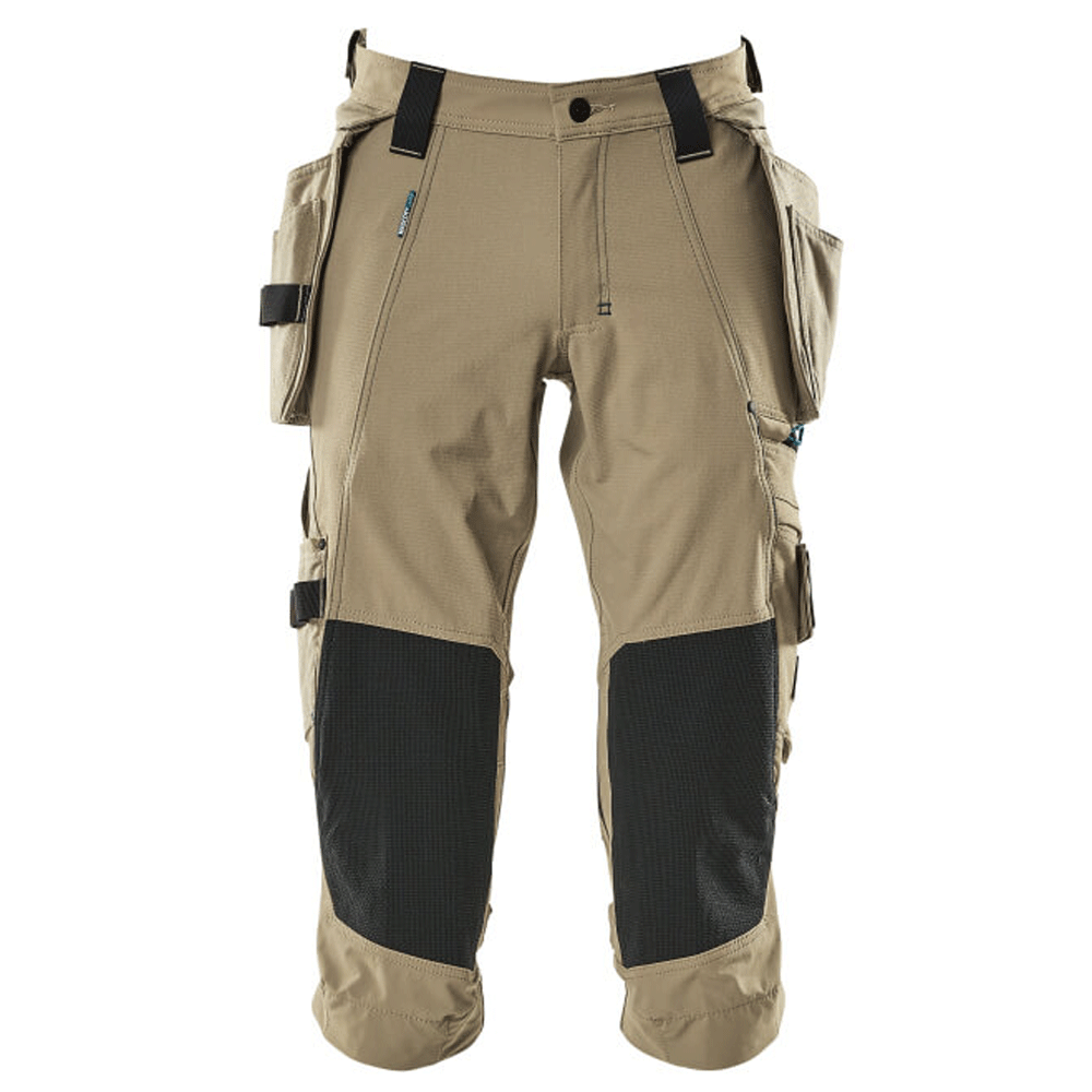Mascot-Advanced-17049-Water-Repellent-Knee-Pad-Holster-Pocket-Stretch-Pirate-Trousers-Khaki-Workwear-Nation-Ltd-7622 - Bobobiy