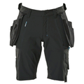 Mascot-Advanced-17149-Water-Repellent-Stretch-Work-Shorts-Black-Workwear-Nation-Ltd-4898 - Bobobiy