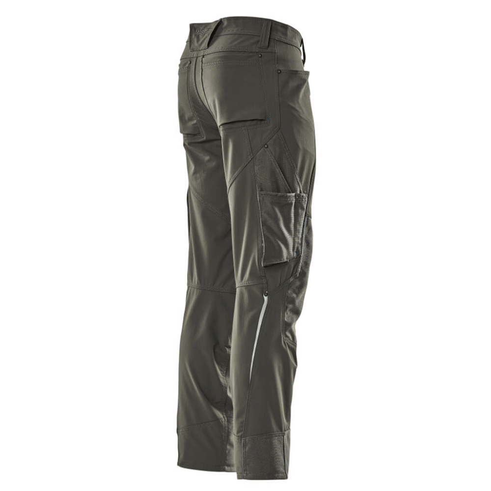 Mascot-Advanced-17179-Ultimate-Stretch-Kneepad-Work-Trousers-Grey-Workwear-Nation-Ltd-605 - Bobobiy