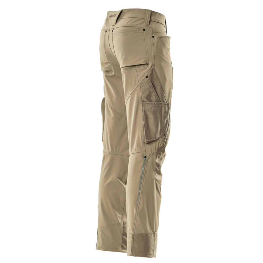 Mascot-Advanced-17179-Ultimate-Stretch-Kneepad-Work-Trousers-Khaki-Workwear-Nation-Ltd-9320 - Bobobiy