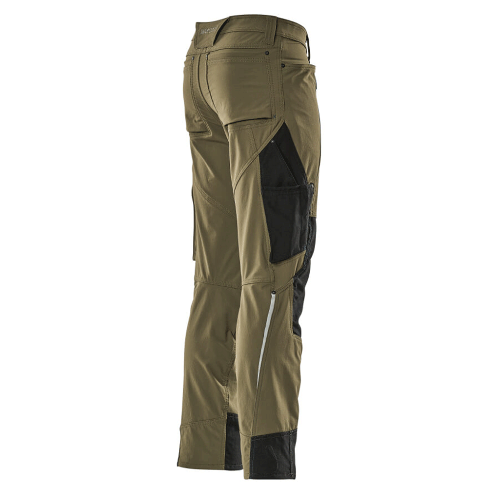 Mascot-Advanced-17179-Ultimate-Stretch-Kneepad-Work-Trousers-Moss-Green-Workwear-Nation-Ltd-277 - Bobobiy