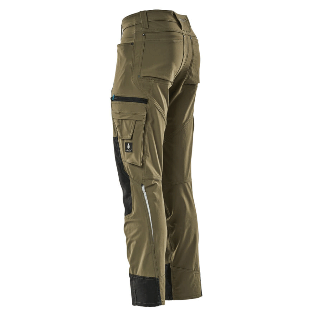 Mascot-Advanced-17179-Ultimate-Stretch-Kneepad-Work-Trousers-Moss-Green-Workwear-Nation-Ltd-5627 - Bobobiy