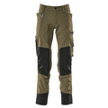 Mascot-Advanced-17179-Ultimate-Stretch-Kneepad-Work-Trousers-Moss-Green-Workwear-Nation-Ltd-6610 - Bobobiy