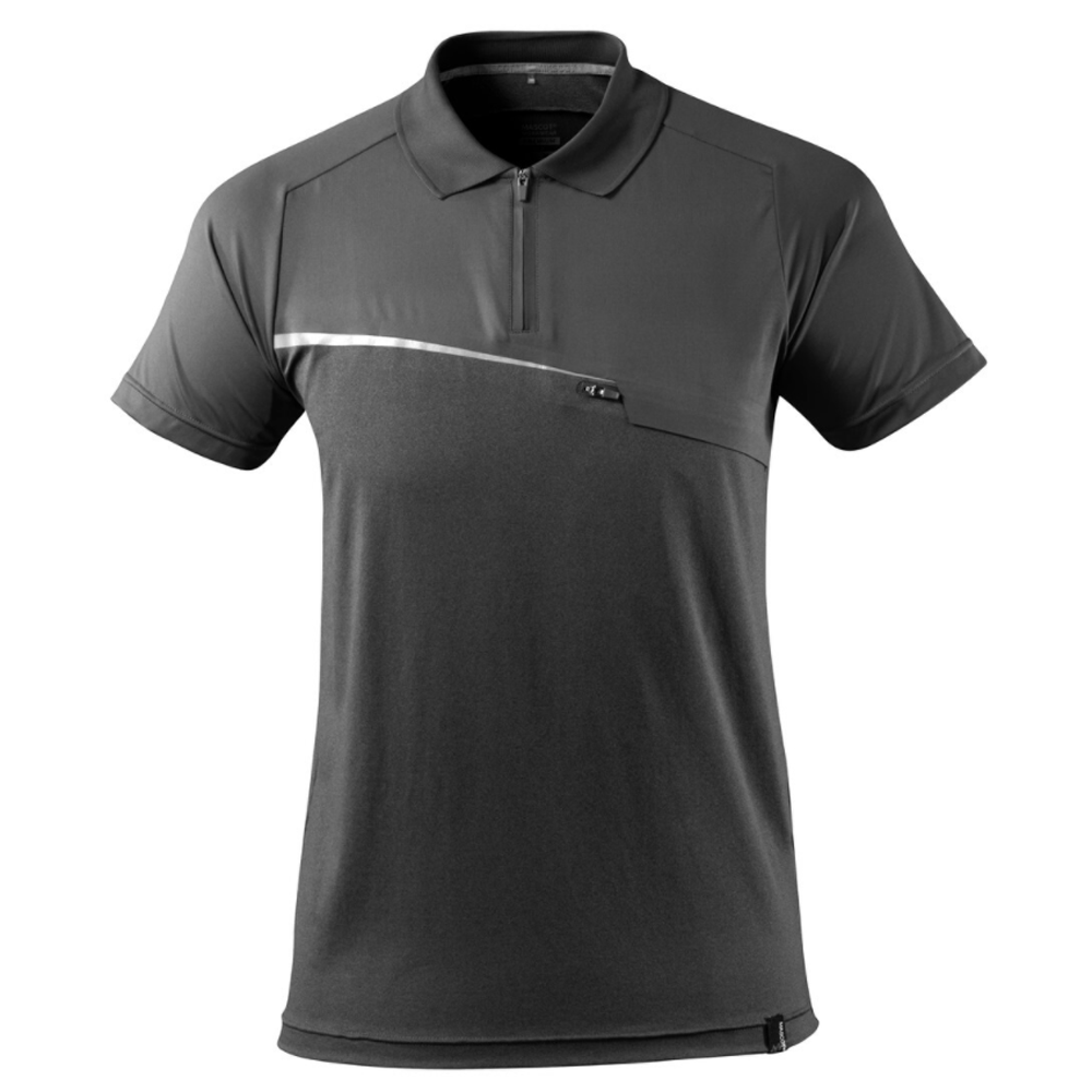 Mascot-Advanced-17283-Moisture-Wicking-1-4-Zip-Polo-T-Shirt-Various-Colours-Workwear-Nation-Ltd-3832 - Bobobiy