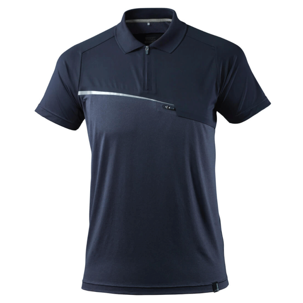 Mascot-Advanced-17283-Moisture-Wicking-1-4-Zip-Polo-T-Shirt-Various-Colours-Workwear-Nation-Ltd-5927 - Bobobiy