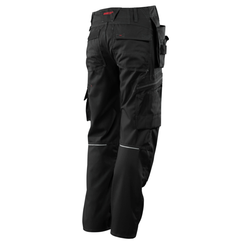 Mascot-Lindos-07379-Kneepad-Holster-Pocket-Work-Trousers-Black-Workwear-Nation-Ltd-6376 - Bobobiy