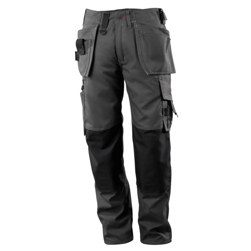 Mascot-Lindos-07379-Kneepad-Holster-Pocket-Work-Trousers-Grey-Workwear-Nation-Ltd-4195 - Bobobiy