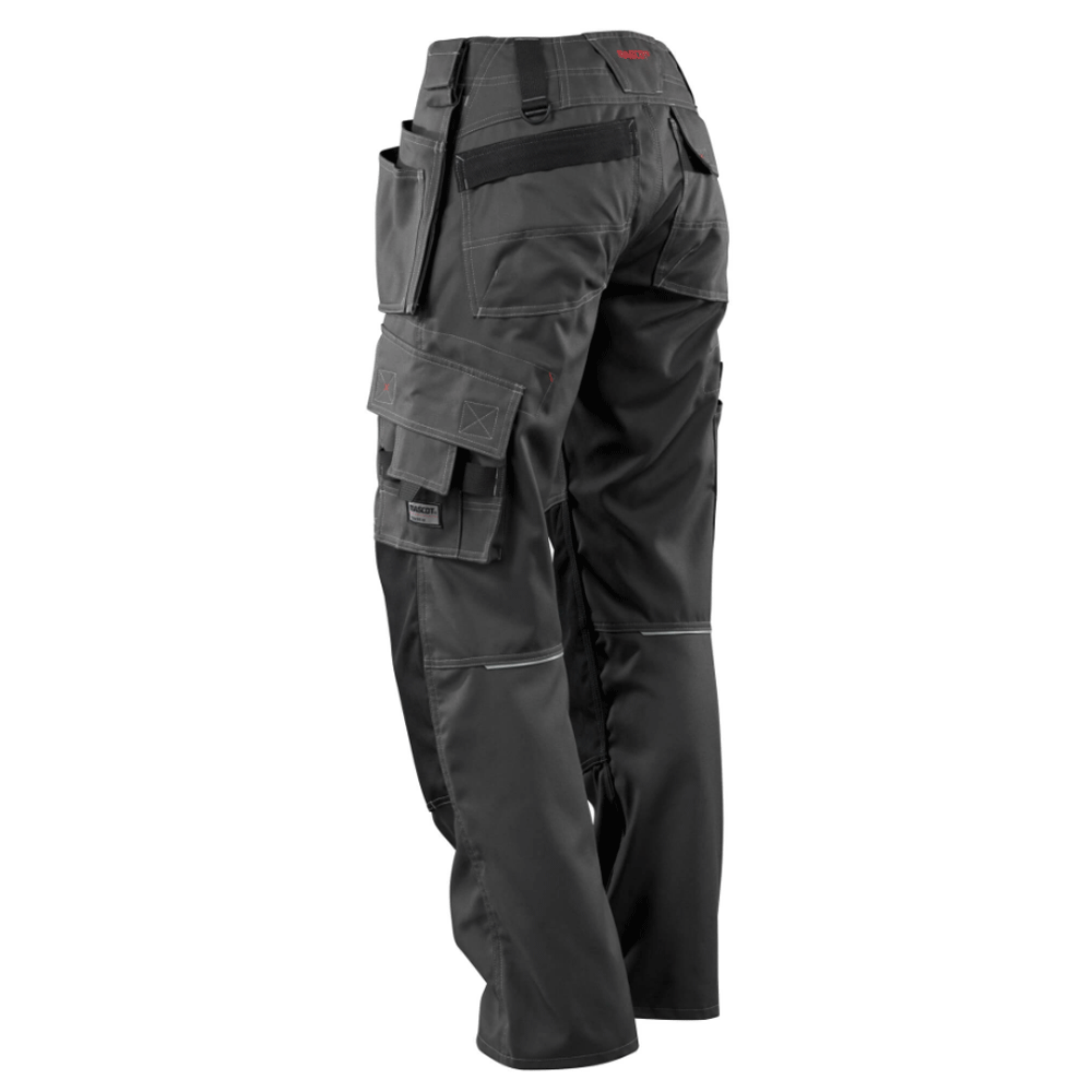 Mascot-Lindos-07379-Kneepad-Holster-Pocket-Work-Trousers-Grey-Workwear-Nation-Ltd-517 - Bobobiy