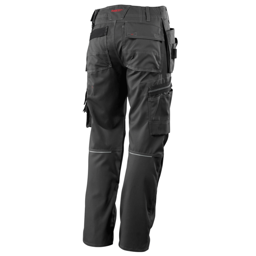 Mascot-Lindos-07379-Kneepad-Holster-Pocket-Work-Trousers-Grey-Workwear-Nation-Ltd-9275 - Bobobiy