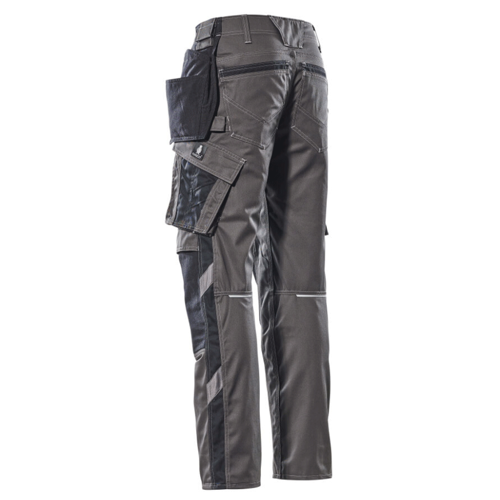 Mascot-Unique-17631-Kassel-Kneepad-Holster-Pocket-Trousers-Grey-Workwear-Nation-Ltd-1806 - Bobobiy