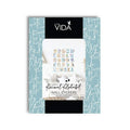 Alphabet animal wall sticker set package with VIDA logo and animal alphabet sticker sheet