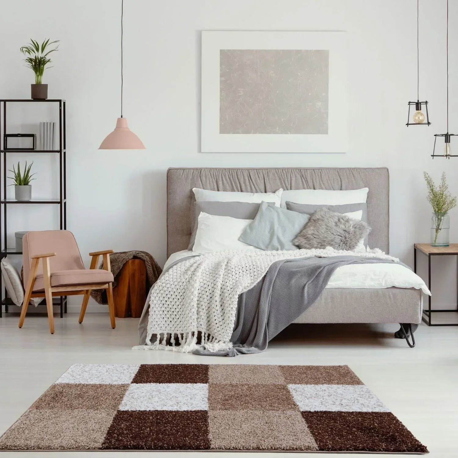 Myshaggy_Geometric_Brown_Rug-13 - Bobobiy