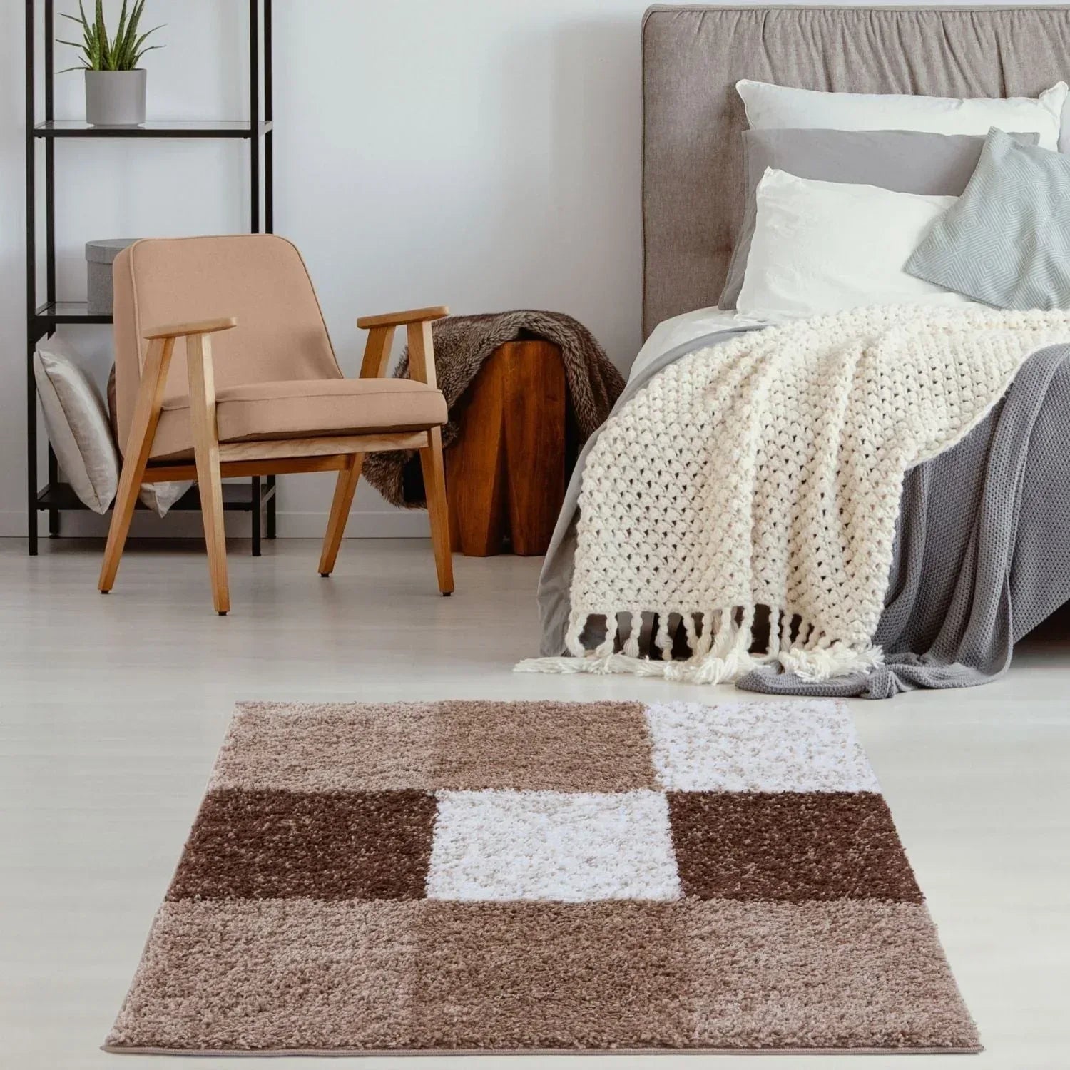 Myshaggy_Geometric_Brown_Rug-14 - Bobobiy