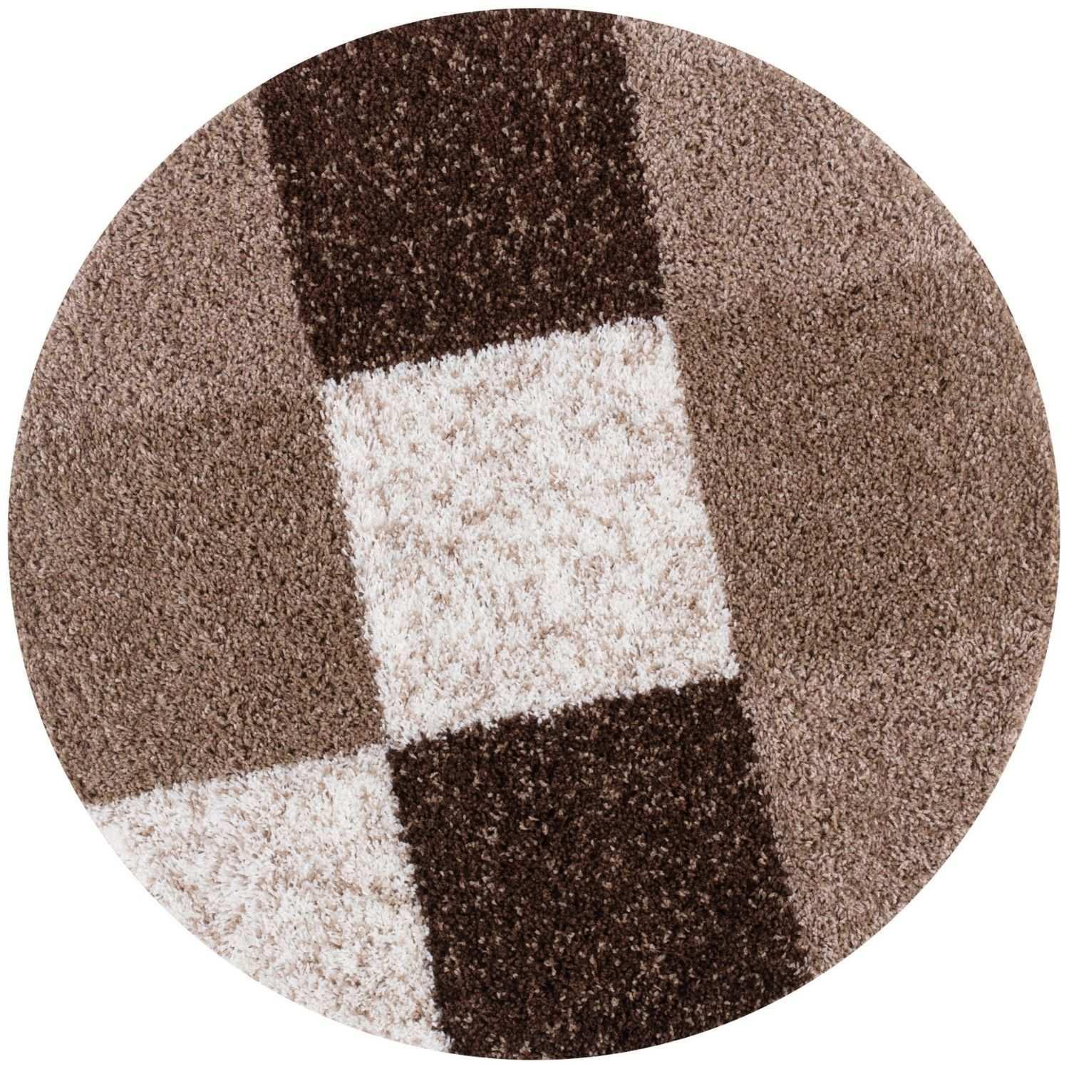 Myshaggy_Geometric_Brown_Rug-2 - Bobobiy