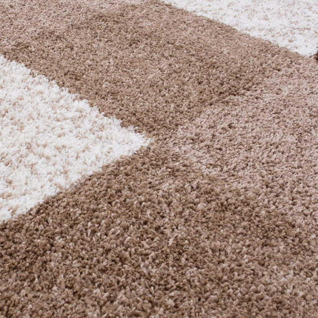 Myshaggy_Geometric_Brown_Rug-5 - Bobobiy