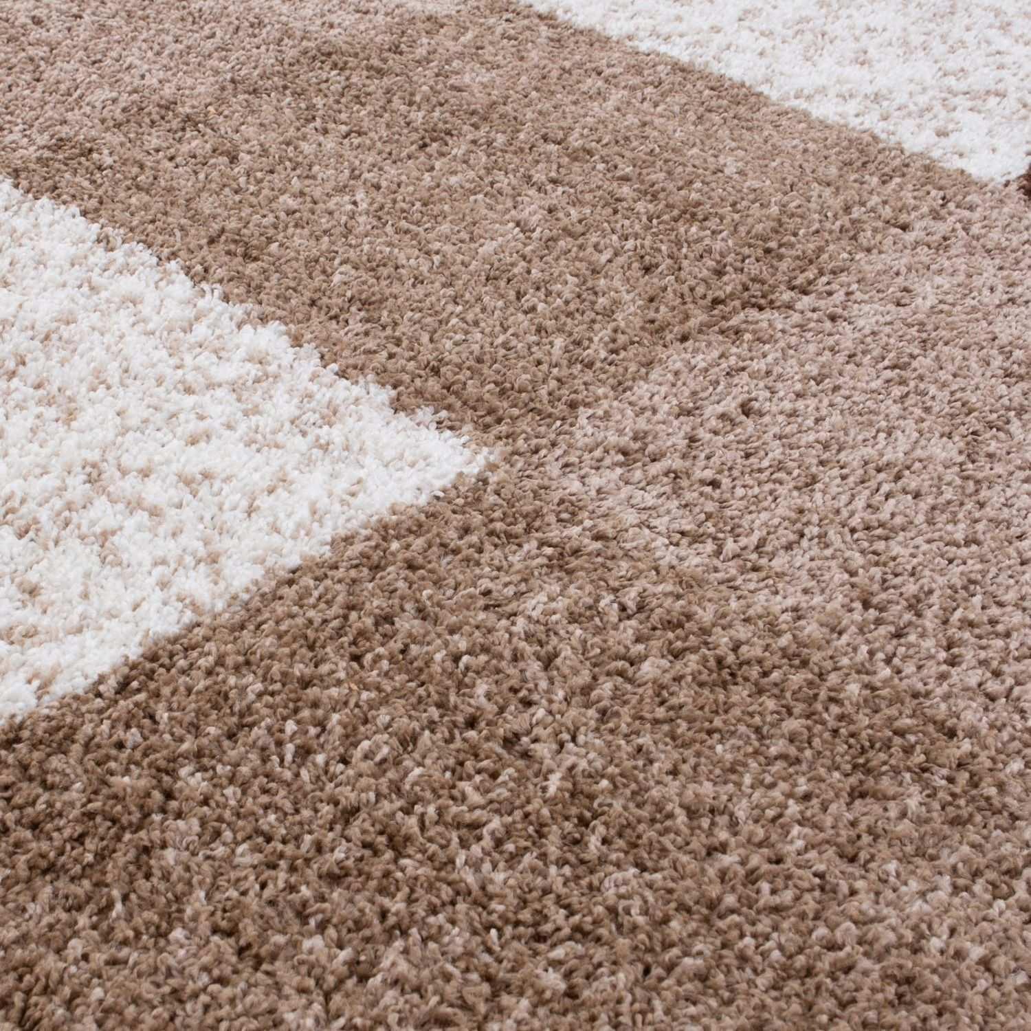 Myshaggy_Geometric_Brown_Rug-5 - Bobobiy