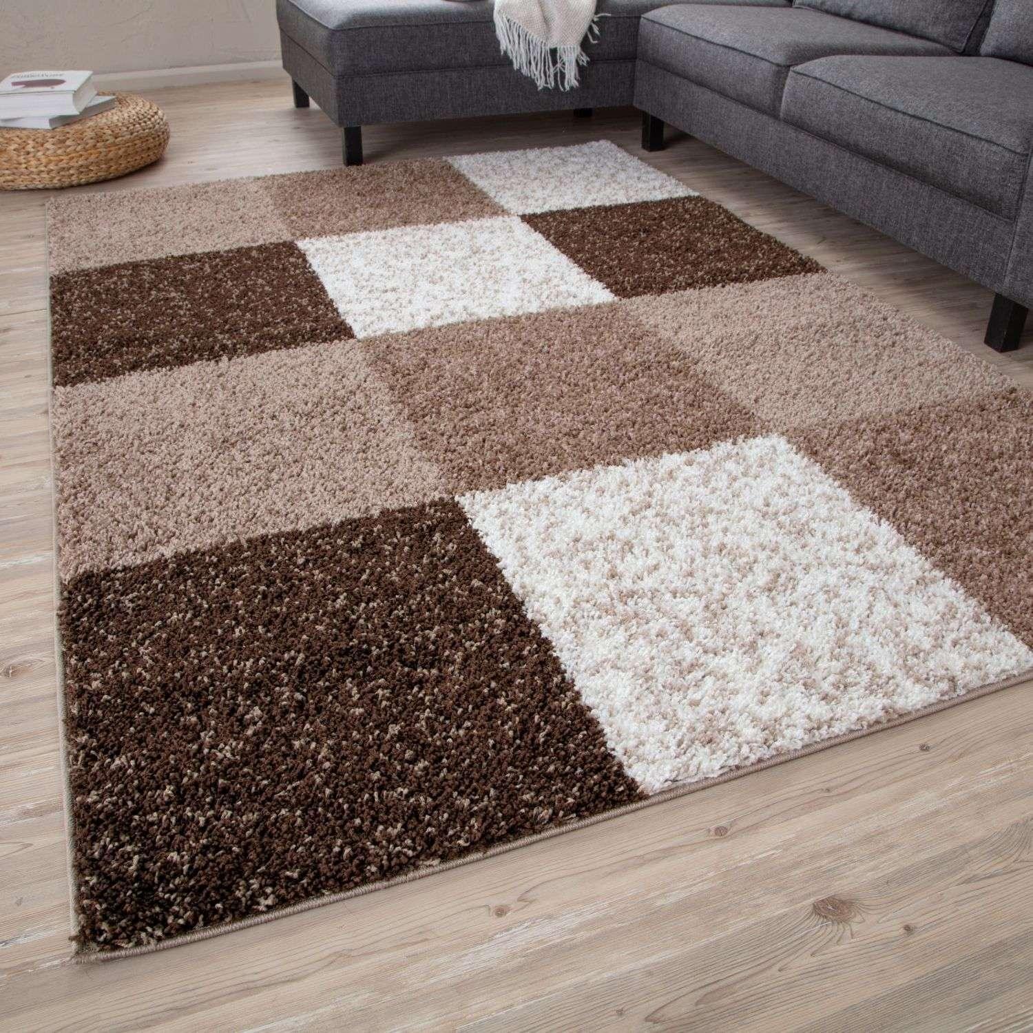 Myshaggy_Geometric_Brown_Rug-9 - Bobobiy