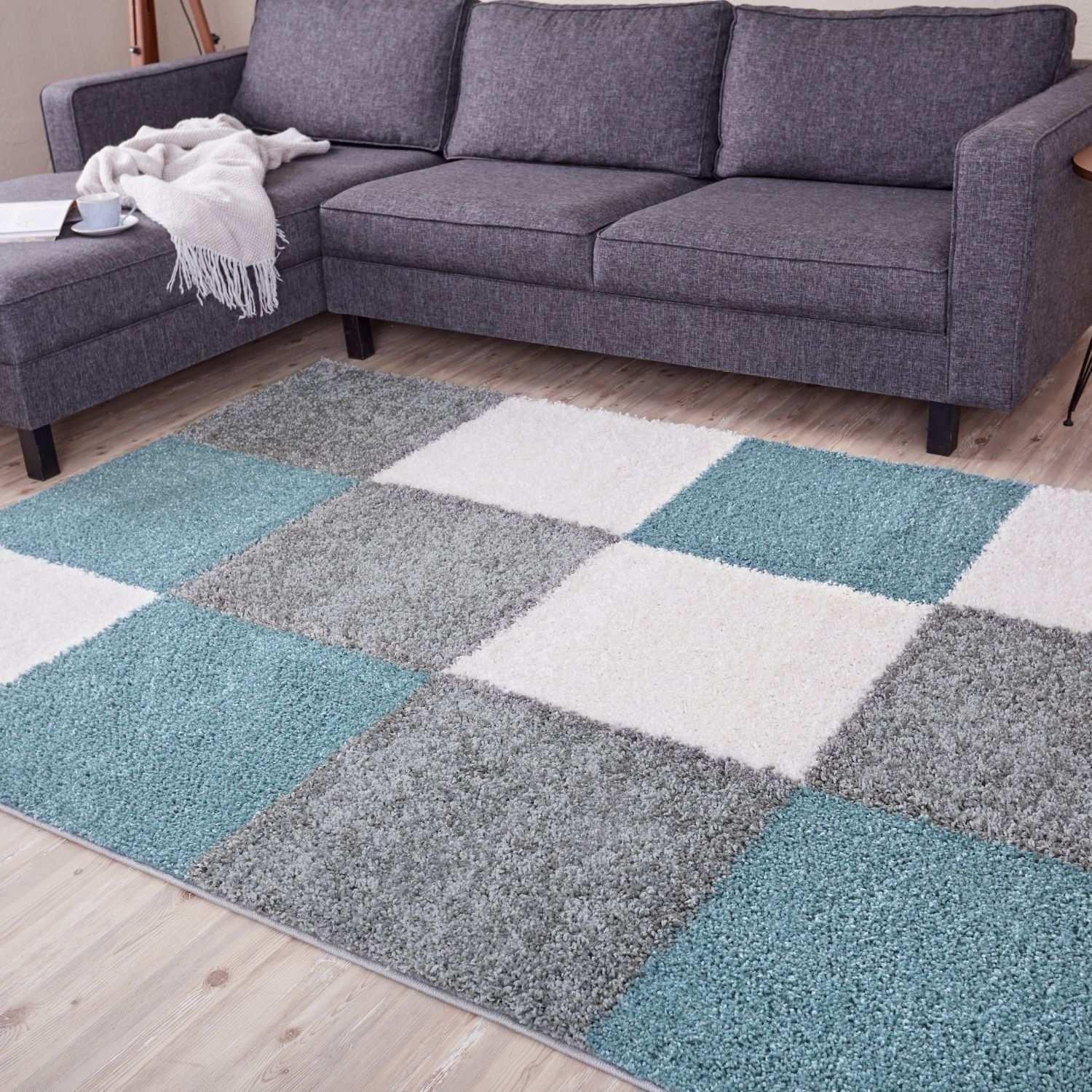 Myshaggy_Geometric_Duck_Egg_Blue_Rug-9 - Bobobiy