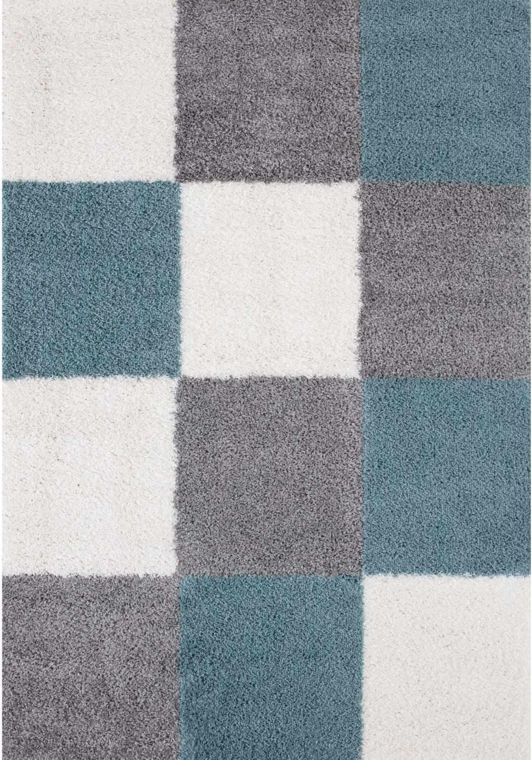 Myshaggy_Geometric_Duck_Egg_Blue_Rug - Bobobiy