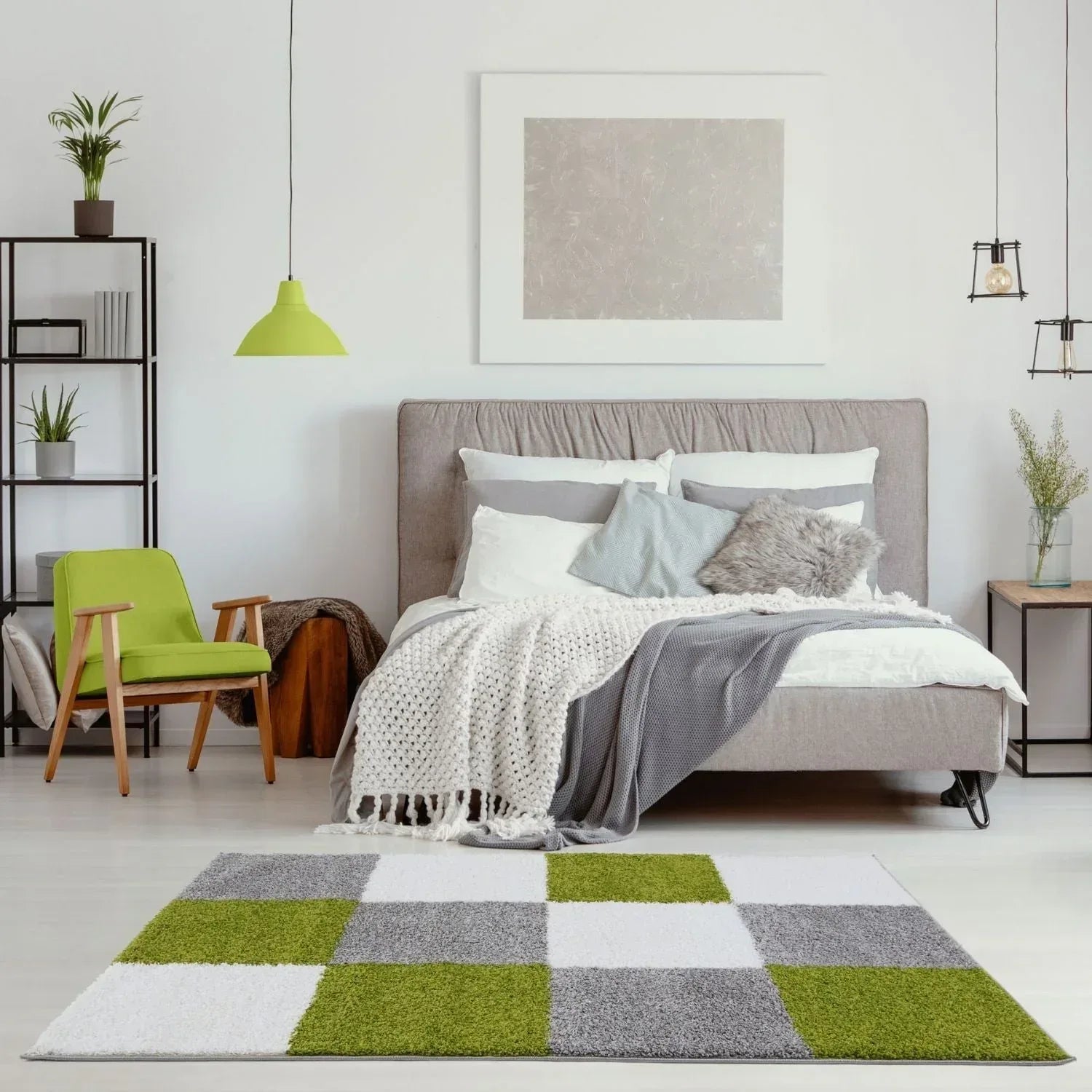 Myshaggy_Geometric_Green_Rug-14 - Bobobiy