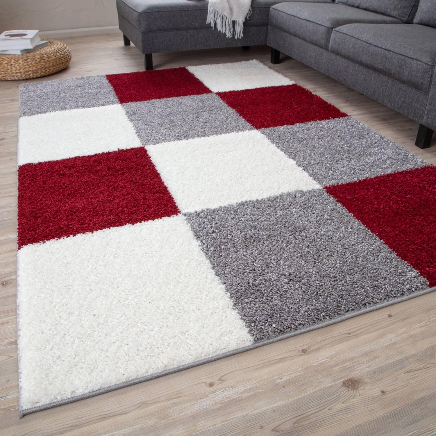 Myshaggy_Geometric_Red_Rug-12 - Bobobiy