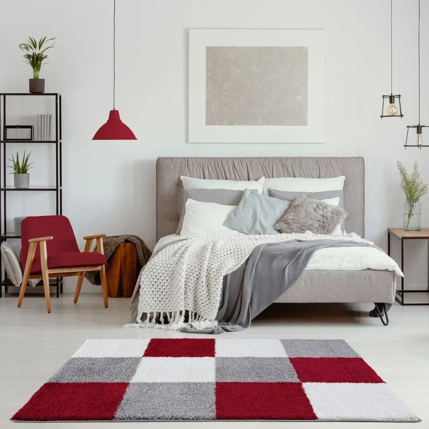 Myshaggy_Geometric_Red_Rug-14 - Bobobiy