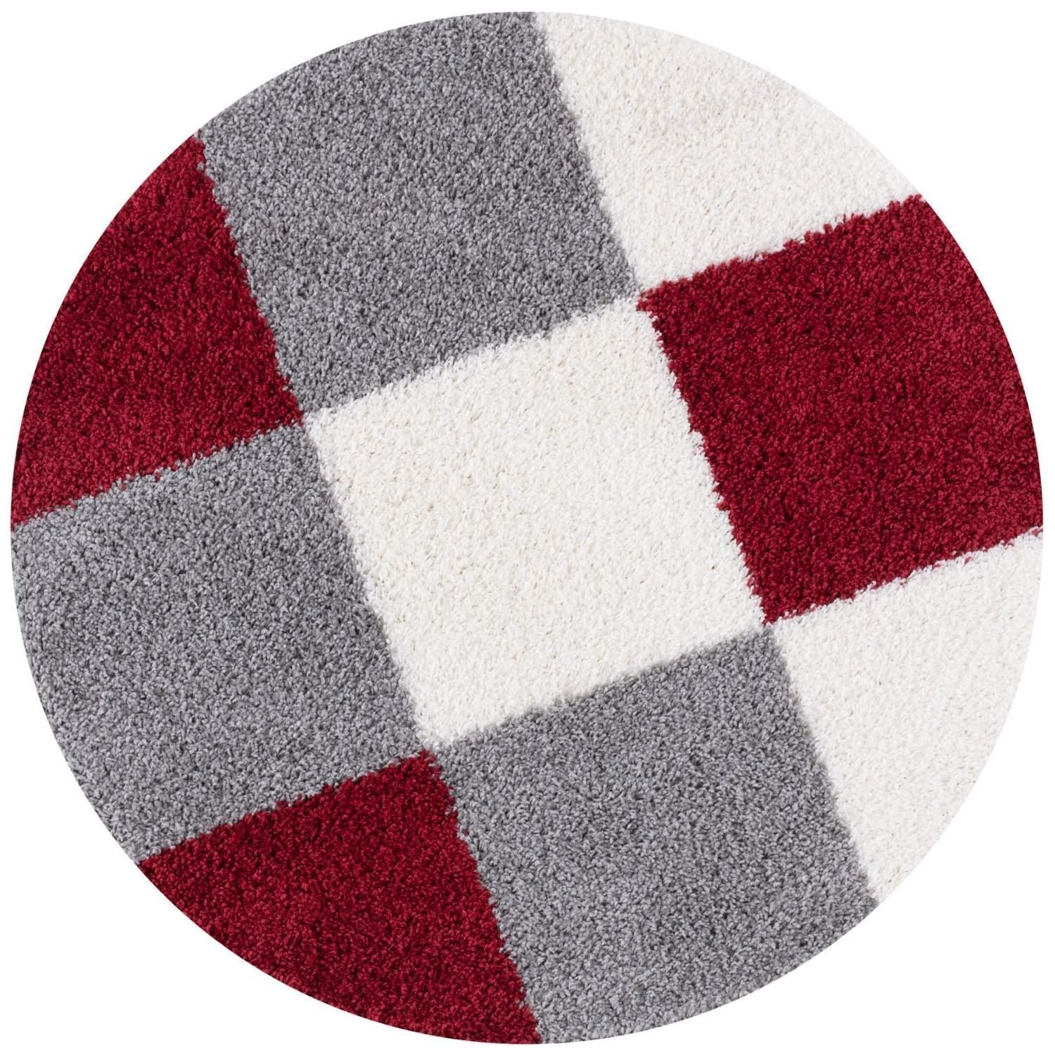 Myshaggy_Geometric_Red_Rug-3 - Bobobiy