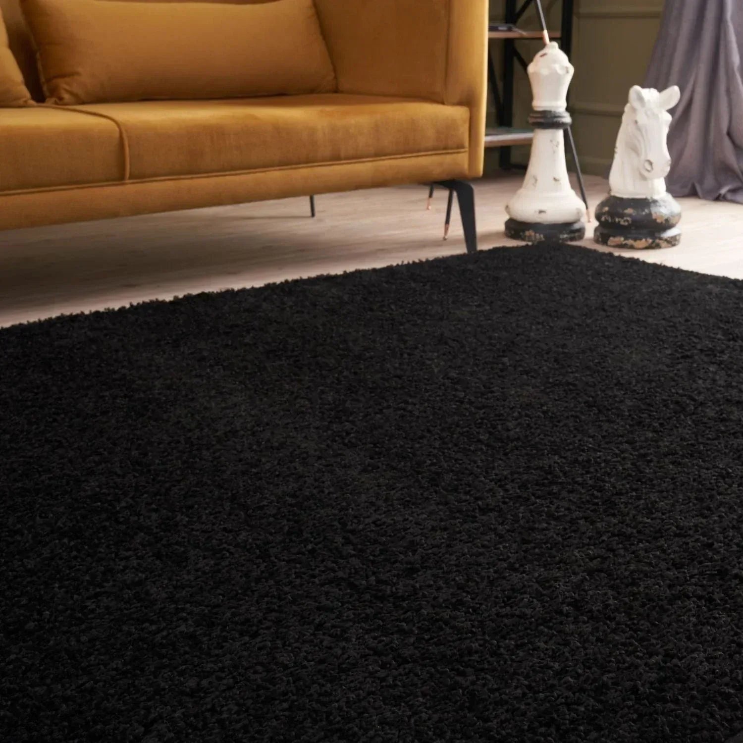 Myshaggy_Solid_Black_Rug-10 - Bobobiy