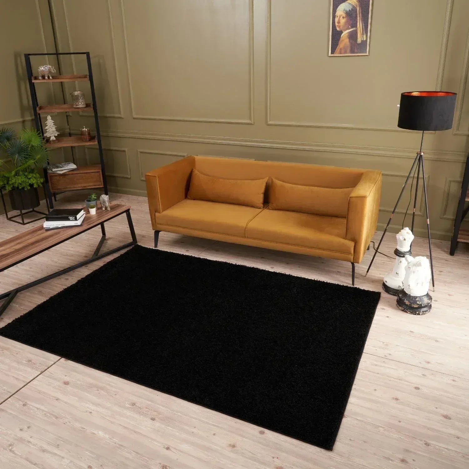 Myshaggy_Solid_Black_Rug-12 - Bobobiy