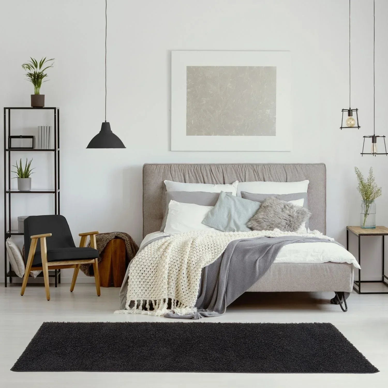 Myshaggy_Solid_Black_Rug-17 - Bobobiy