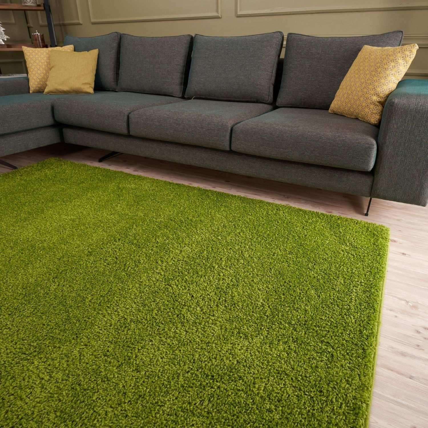 Myshaggy_Solid_Green_Rug-10 - Bobobiy