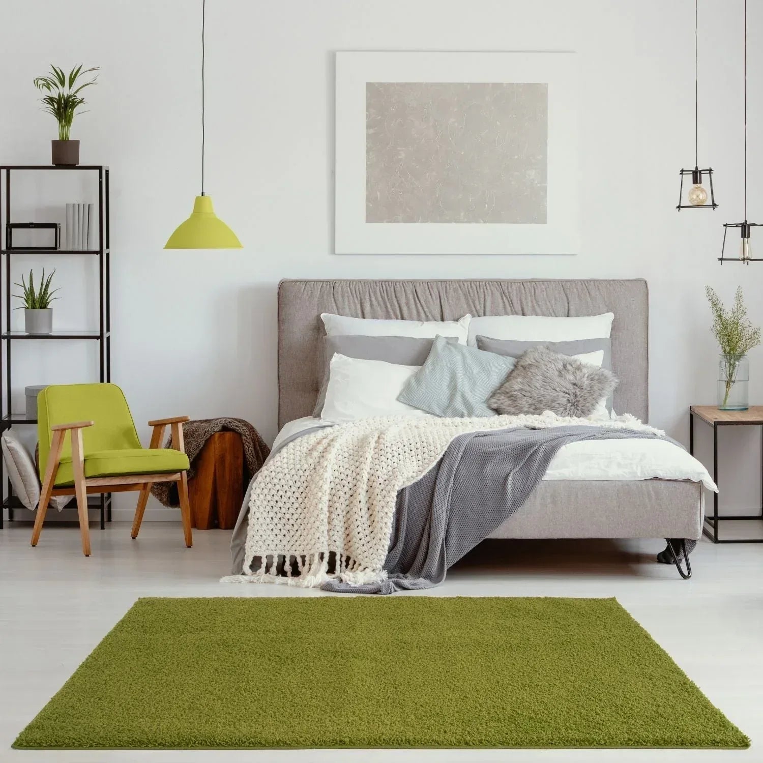 Myshaggy_Solid_Green_Rug-13 - Bobobiy
