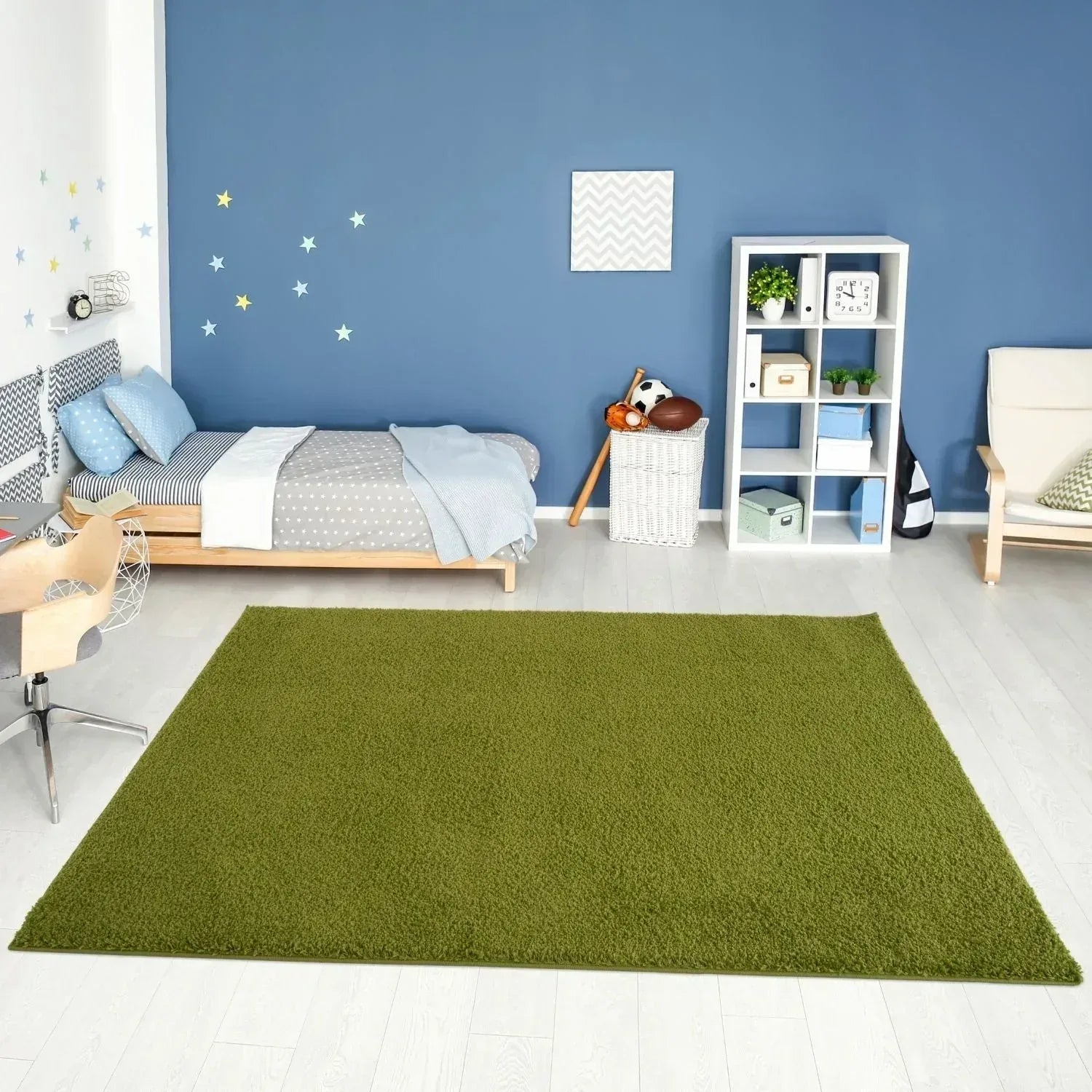 Myshaggy_Solid_Green_Rug-14 - Bobobiy
