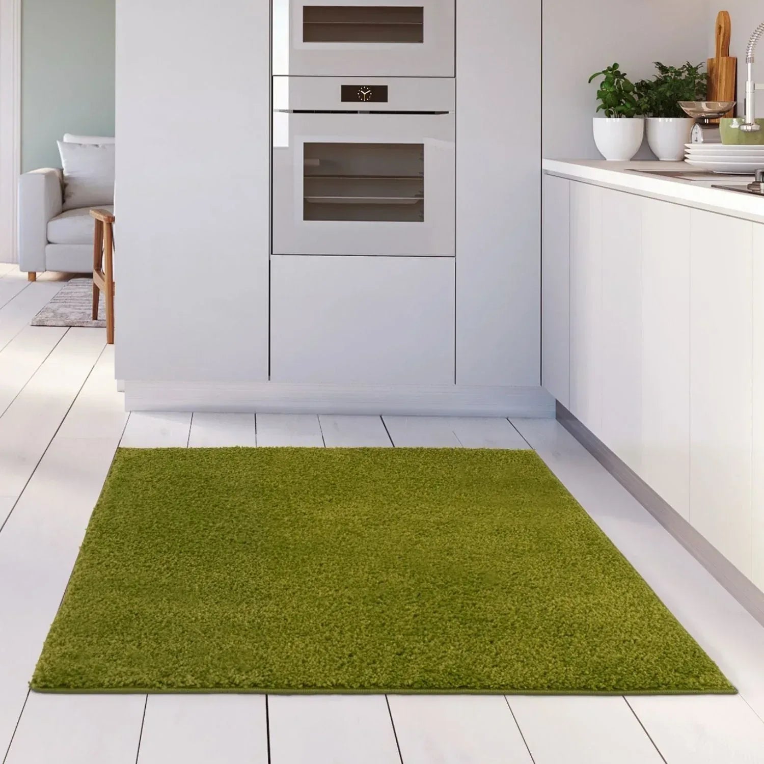 Myshaggy_Solid_Green_Rug-23 - Bobobiy
