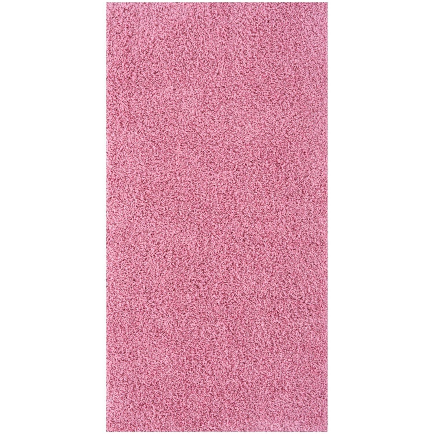 Myshaggy_Solid_Pink_Rug-1 - Bobobiy