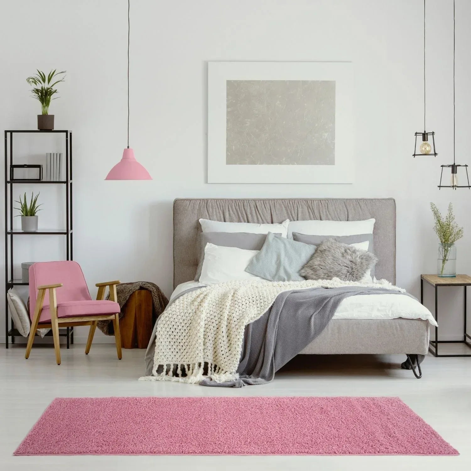 Myshaggy_Solid_Pink_Rug-18 - Bobobiy