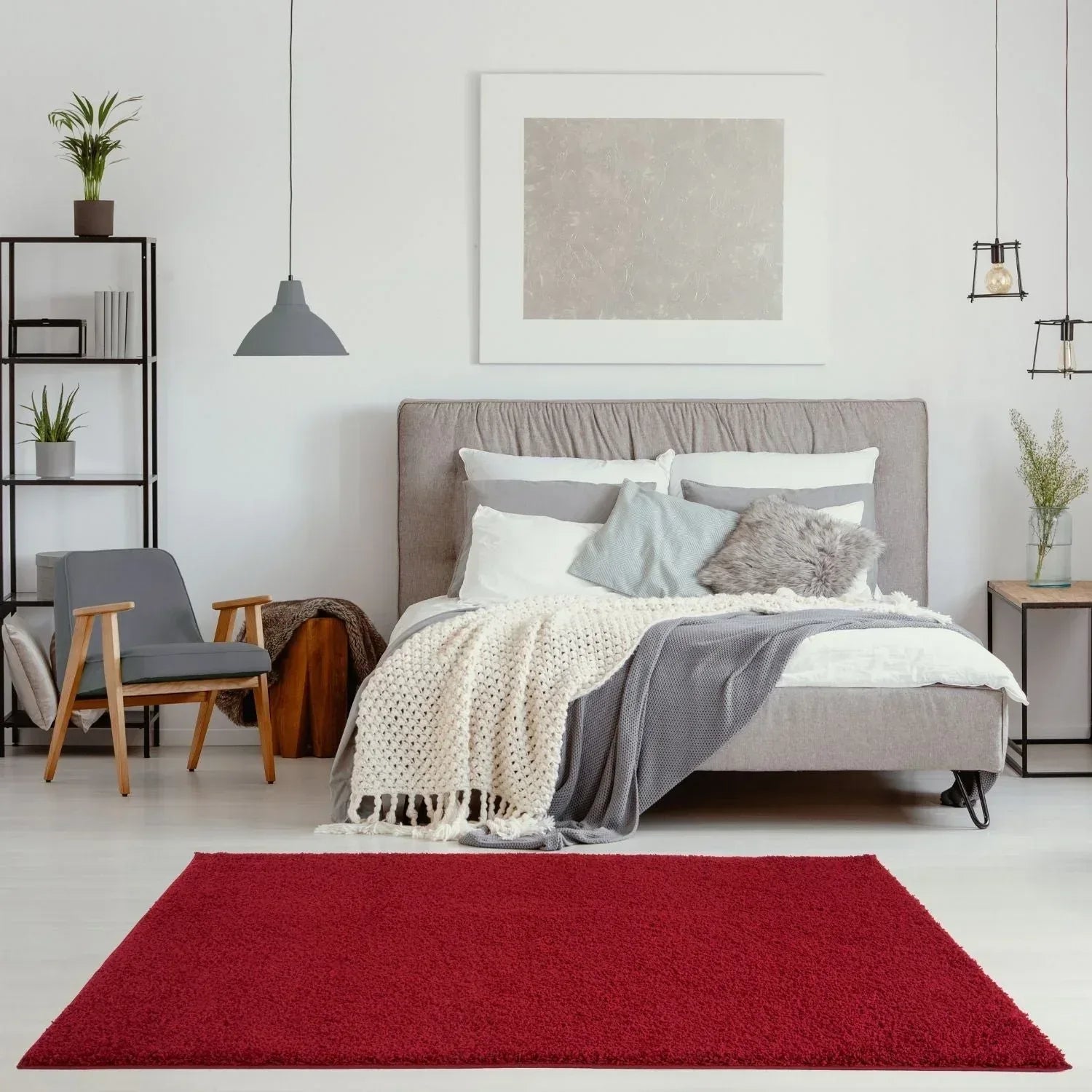 Myshaggy_Solid_Red_Rug-13 - Bobobiy