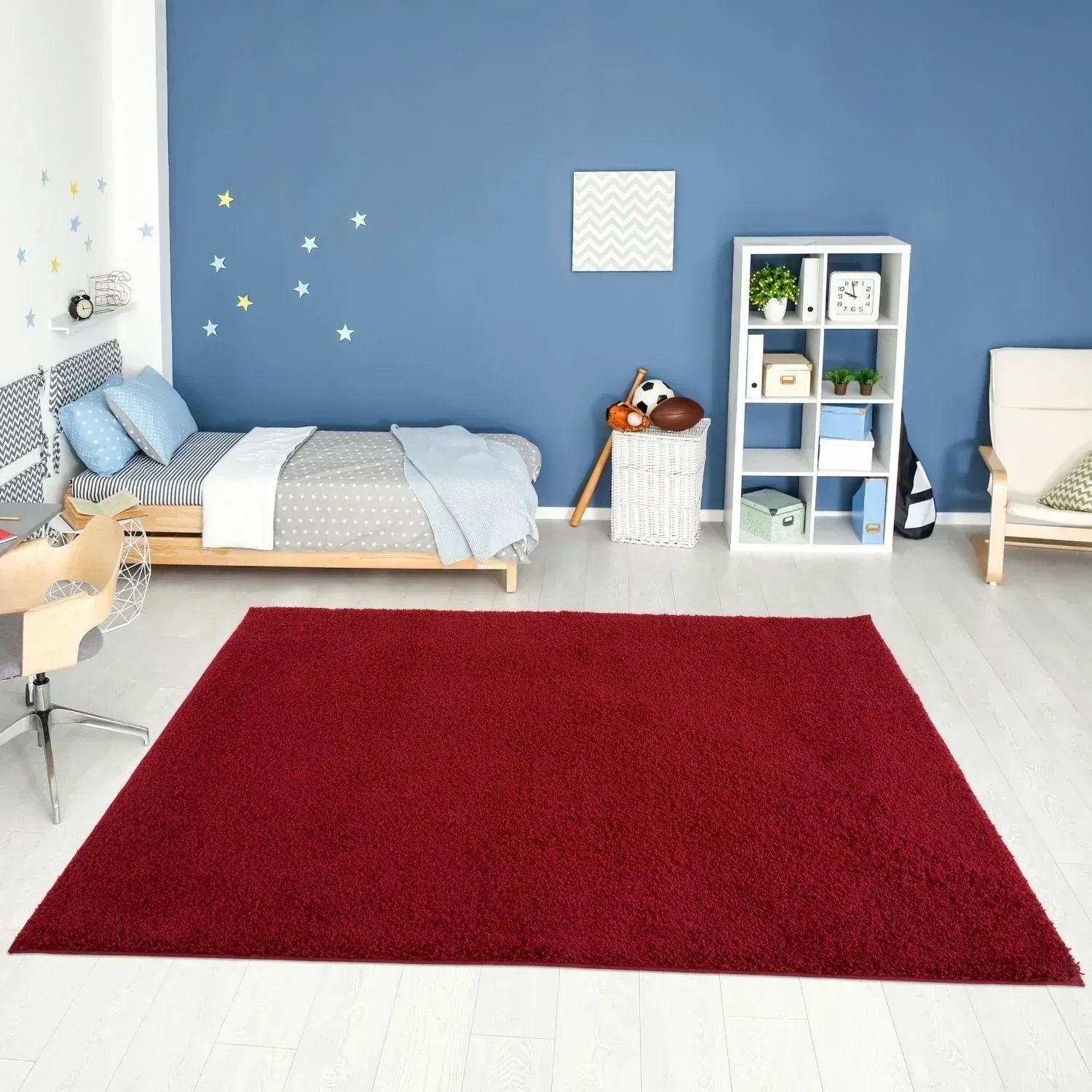 Myshaggy_Solid_Red_Rug-14 - Bobobiy