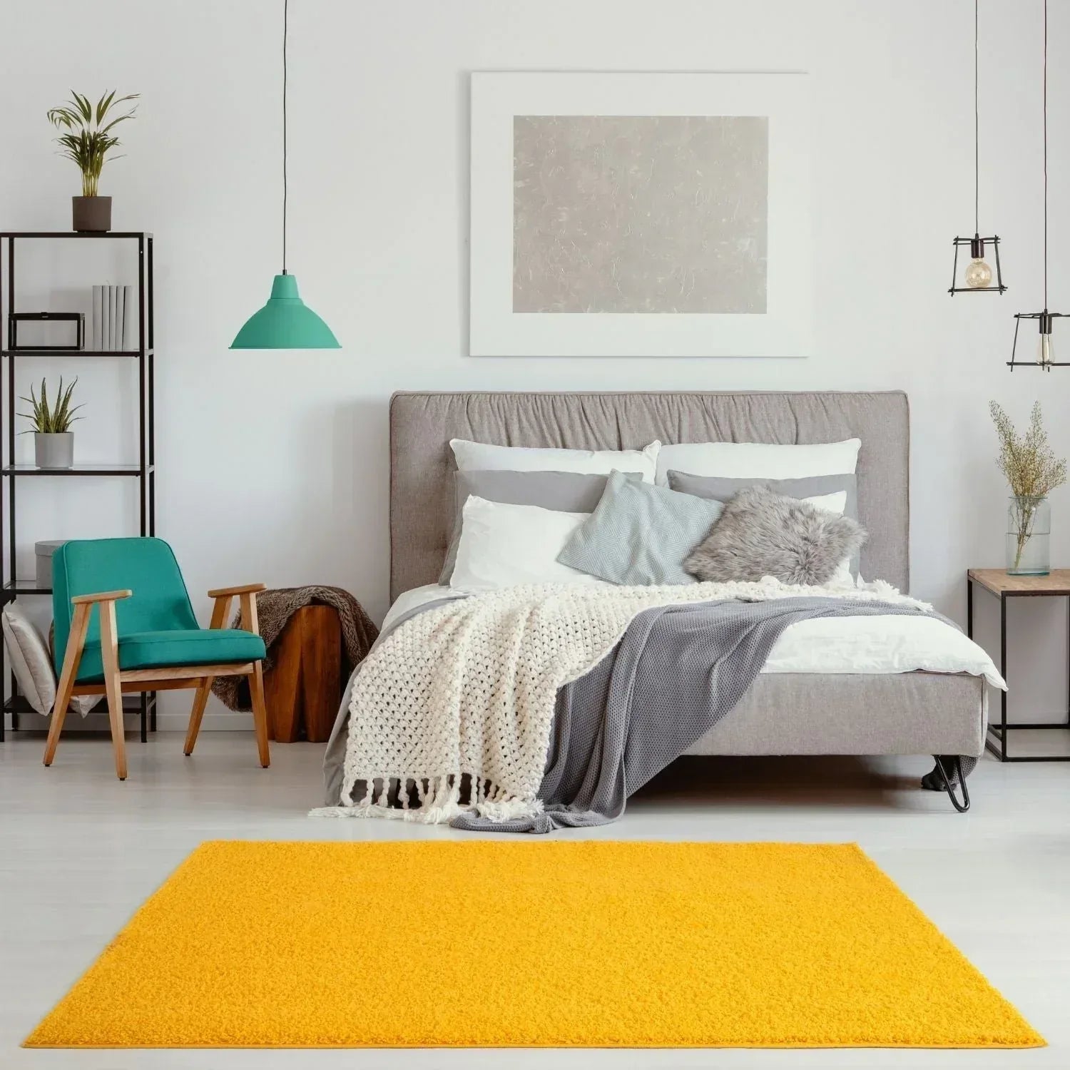 Myshaggy_Solid_Yellow_Rug-11 - Bobobiy